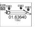Zadní tlumič výfuku MTS 01.63640