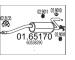 Zadní tlumič výfuku MTS 01.65170