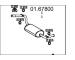 Zadní tlumič výfuku MTS 01.67800