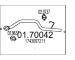 Výfuková trubka MTS 01.70042