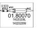 Střední tlumič výfuku MTS 01.80070