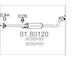 Střední tlumič výfuku MTS 01.80120