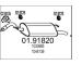 Zadní tlumič výfuku MTS 01.91820