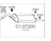 Zadní tlumič výfuku MTS 01.97000