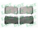 Sada brzdových destiček, kotoučová brzda LPR 05P1773