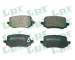 Sada brzdových destiček, kotoučová brzda LPR 05P2381