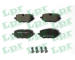 Sada brzdových destiček, kotoučová brzda LPR 05P2393