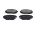 Sada brzdových platničiek kotúčovej brzdy KAVO PARTS KBP-10094