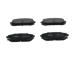 Sada brzdových platničiek kotúčovej brzdy KAVO PARTS KBP-10127