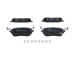 Sada brzdových platničiek kotúčovej brzdy KAVO PARTS KBP-10151