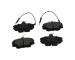 Sada brzdových platničiek kotúčovej brzdy KAVO PARTS KBP-10161