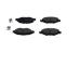 Sada brzdových platničiek kotúčovej brzdy KAVO PARTS KBP-10261