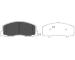 Sada brzdových destiček, kotoučová brzda KAVO PARTS KBP-5523