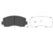 Sada brzdových destiček, kotoučová brzda KAVO PARTS KBP-5528