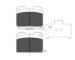 Sada brzdových destiček, kotoučová brzda KAVO PARTS KBP-5531