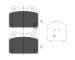 Sada brzdových destiček, kotoučová brzda KAVO PARTS KBP-5542