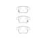 Sada brzdových destiček, kotoučová brzda KAVO PARTS KBP-5561
