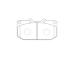 Sada brzdových destiček, kotoučová brzda KAVO PARTS KBP-6607