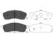 Sada brzdových destiček, kotoučová brzda KAVO PARTS KBP-8014
