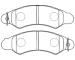 Sada brzdových destiček, kotoučová brzda KAVO PARTS KBP-8024