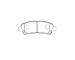 Sada brzdových destiček, kotoučová brzda KAVO PARTS KBP-9145