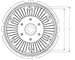 Spojka ventilátora chladenia NRF 49544