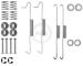 Sada příslušenství, brzdové čelisti A.B.S. 0623Q