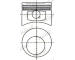 Píst NÜRAL 87-183100-00