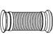 Zvlněná trubka, výfukový systém DINEX 82230