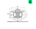 Termostat, chladivo ERA 350181