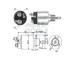 Elektromagnetický spínač pre żtartér MEAT & DORIA 46003