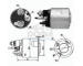 Elektromagnetický spínač pre żtartér MEAT & DORIA 46159