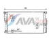 Chladič, chlazení motoru AVA Clever Choice BW2453