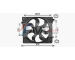 Větrák, chlazení motoru AVA Clever Choice DN7540