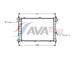 Chladič, chlazení motoru AVA Clever Choice OL2207