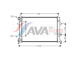 Chladič, chlazení motoru AVA Clever Choice VN2228