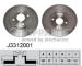 Brzdový kotouč NIPPARTS J3312001