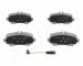 Sada brzdových destiček, kotoučová brzda ASHIKA 50-00-0544
