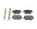 Sada brzdových destiček, kotoučová brzda ASHIKA 51-00-0407