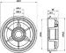 Brzdový buben ASHIKA 56-00-0607