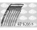 ozubený klínový řemen SASIC 4PK668