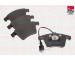 Sada brzdových destiček, kotoučová brzda FAI AutoParts BP182