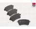 Sada brzdových destiček, kotoučová brzda FAI AutoParts BP194