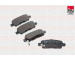 Sada brzdových destiček, kotoučová brzda FAI AutoParts BP210
