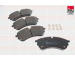 Sada brzdových destiček, kotoučová brzda FAI AutoParts BP237
