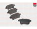 Sada brzdových destiček, kotoučová brzda FAI AutoParts BP247