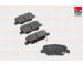 Sada brzdových destiček, kotoučová brzda FAI AutoParts BP254