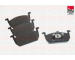 Sada brzdových destiček, kotoučová brzda FAI AutoParts BP262