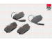 Sada brzdových destiček, kotoučová brzda FAI AutoParts BP362