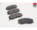 Sada brzdových destiček, kotoučová brzda FAI AutoParts BP445